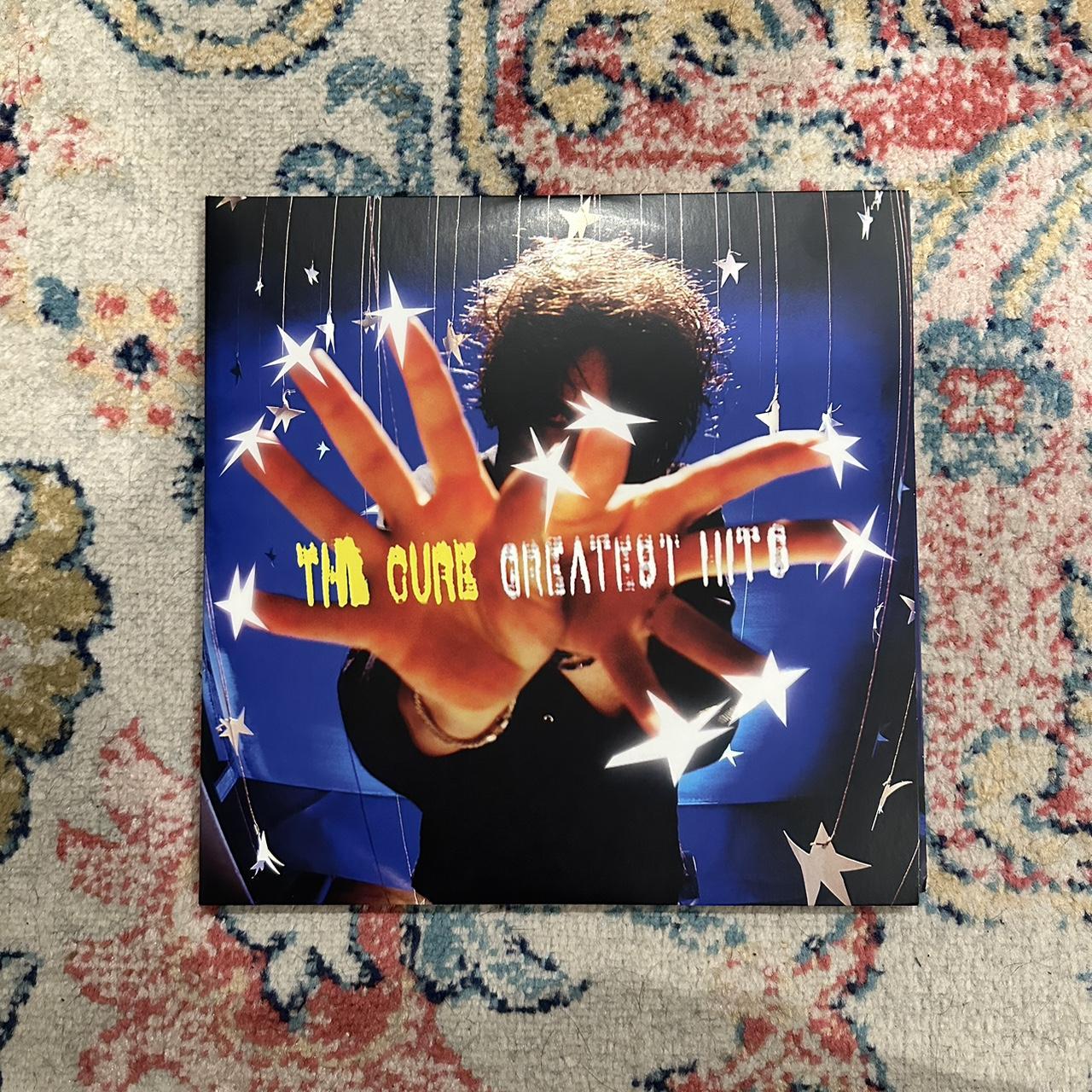 The cure greatest hits album on a black... - Depop