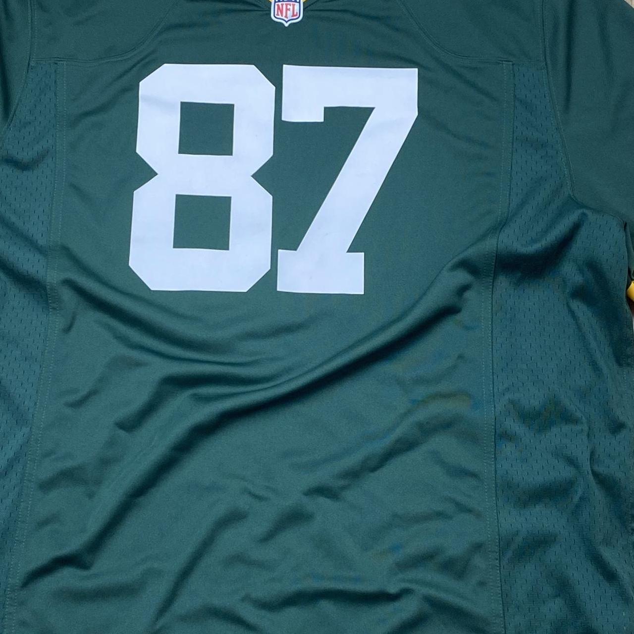 Nike NFL Green Bay Packers Jordy Nelson Green White - Depop