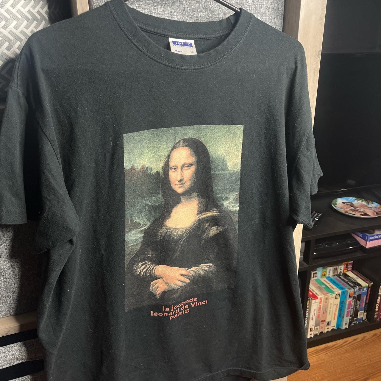 Mona Lisa graphic tee La Joconde Leonard De Vinci Depop