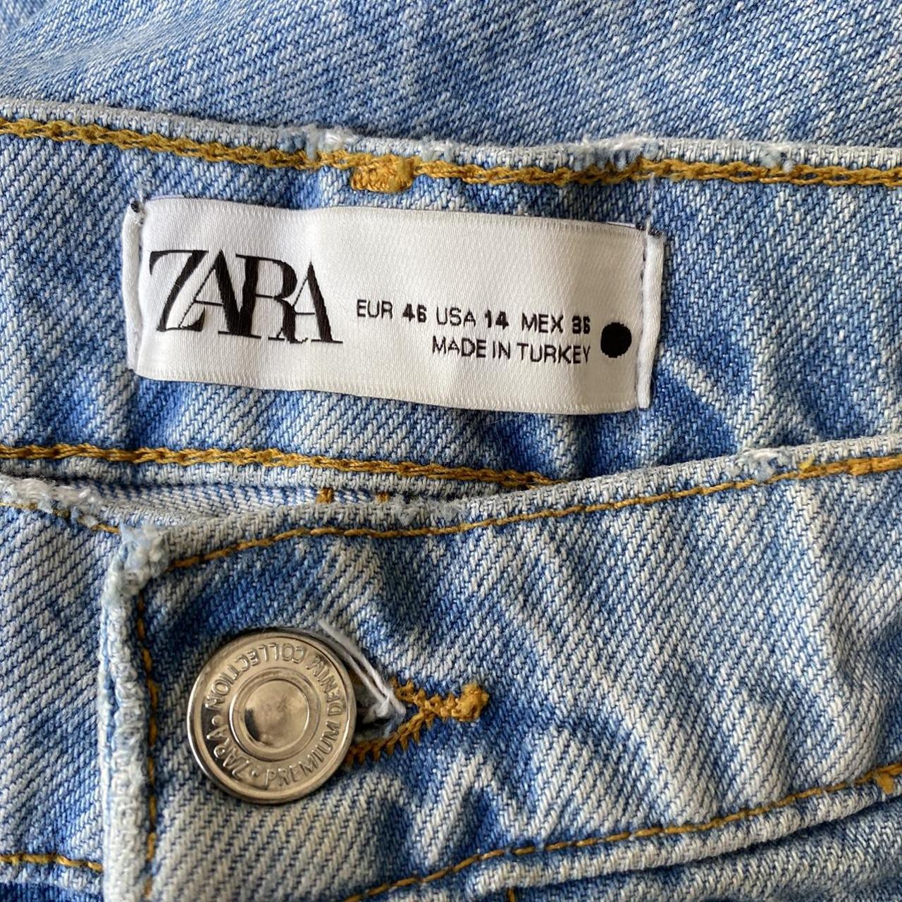 Zara Women's Blue Trousers | Depop