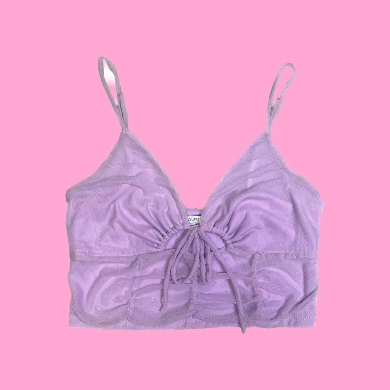 Women's Purple Croptop Depop