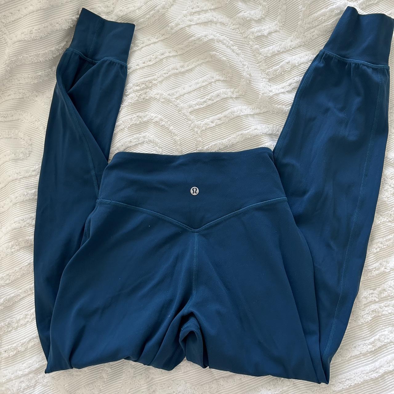 Blue lululemon joggers size 2 lululemon no PayPal Depop