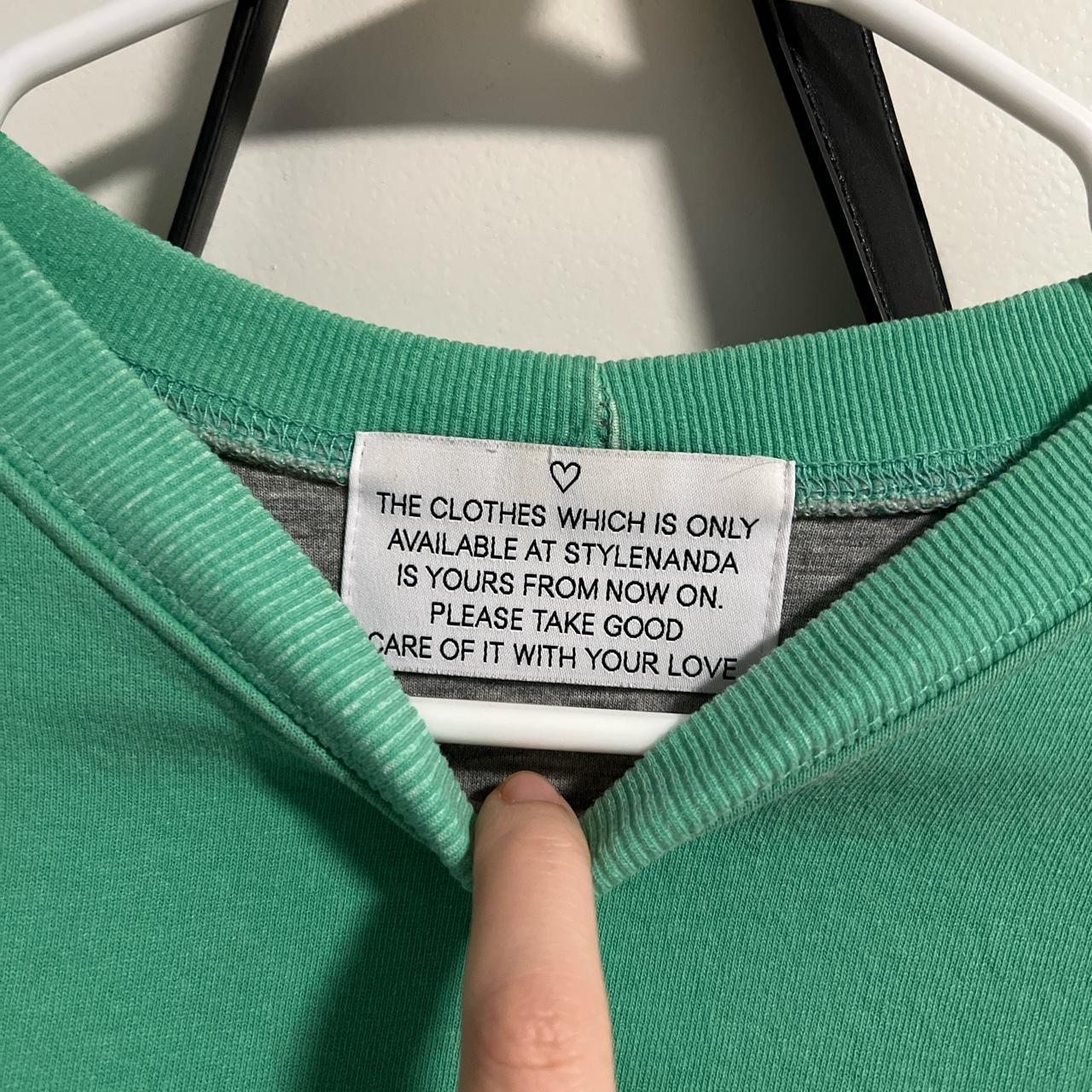 Stylenanda sweater! Fits like S-M ish, I got