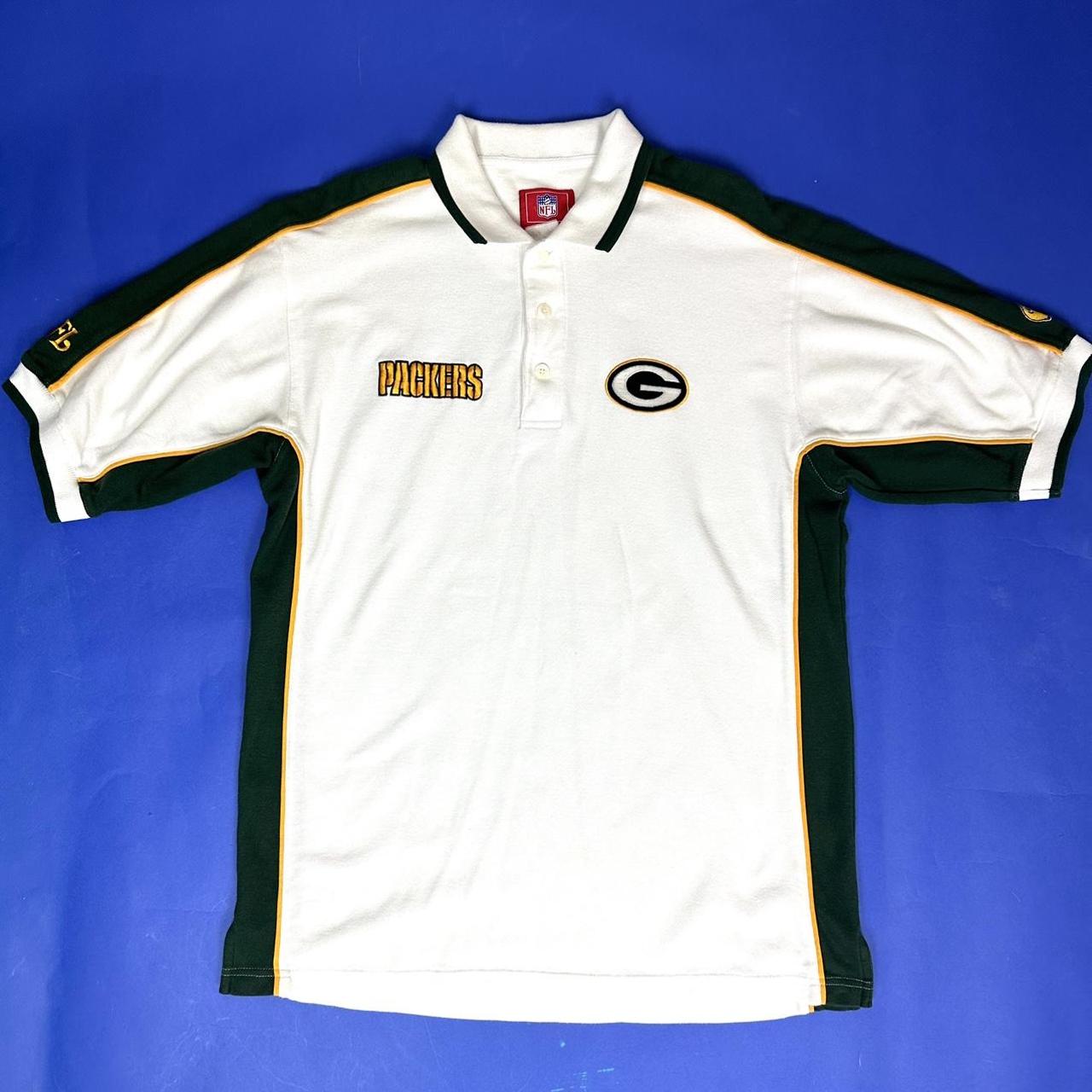 Vintage Green Bay Packers NFL Football polo shirt. - Depop