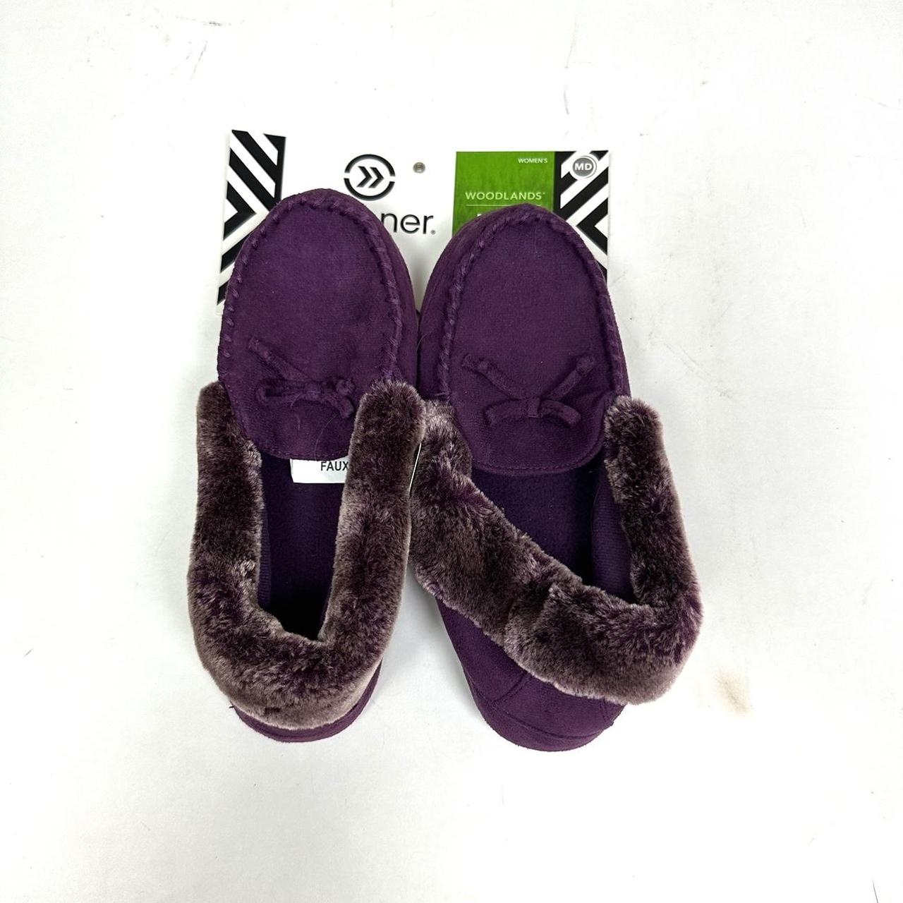 Purple best sale isotoner slippers