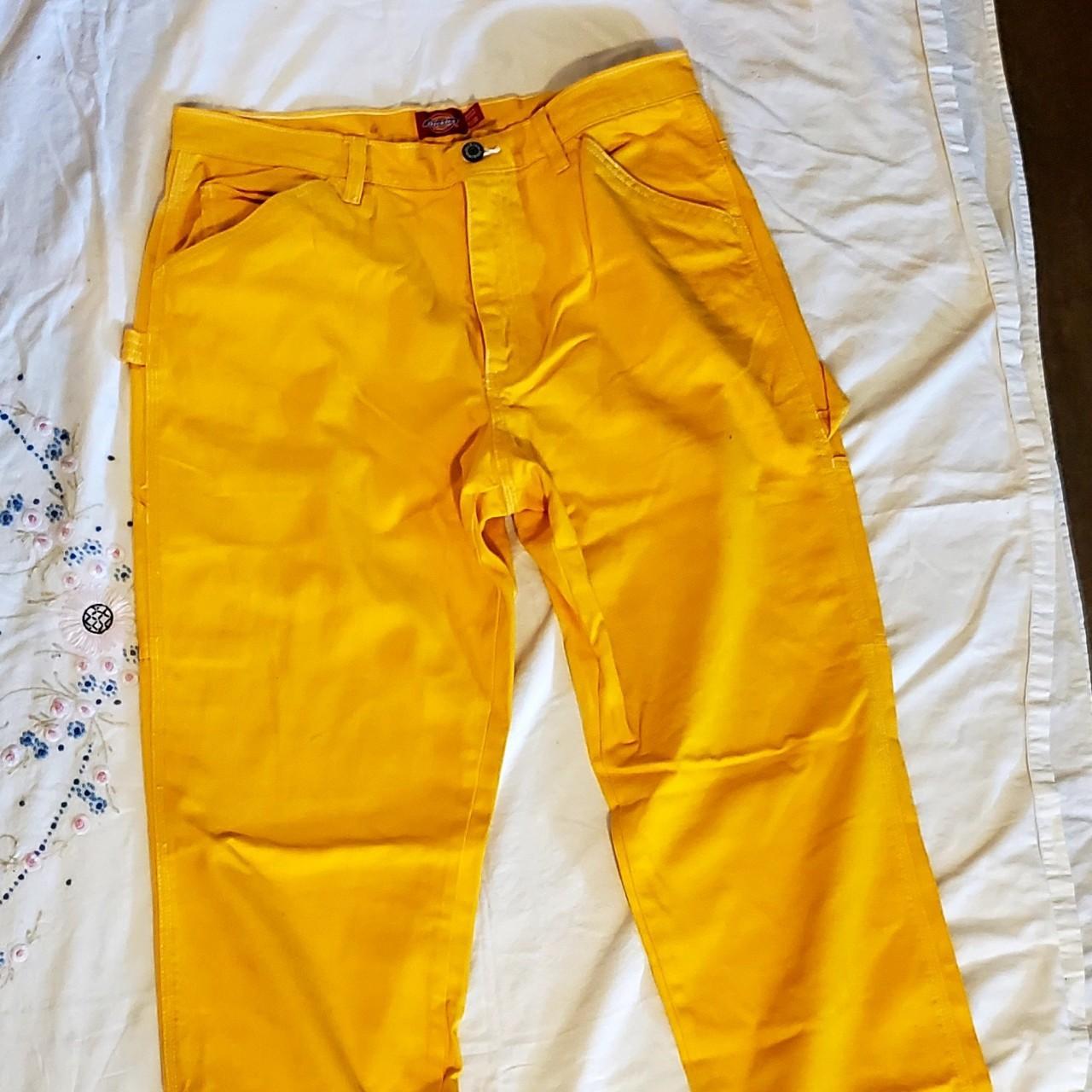 Yellow dickies carpenter pants 😊 so cute and brand... - Depop