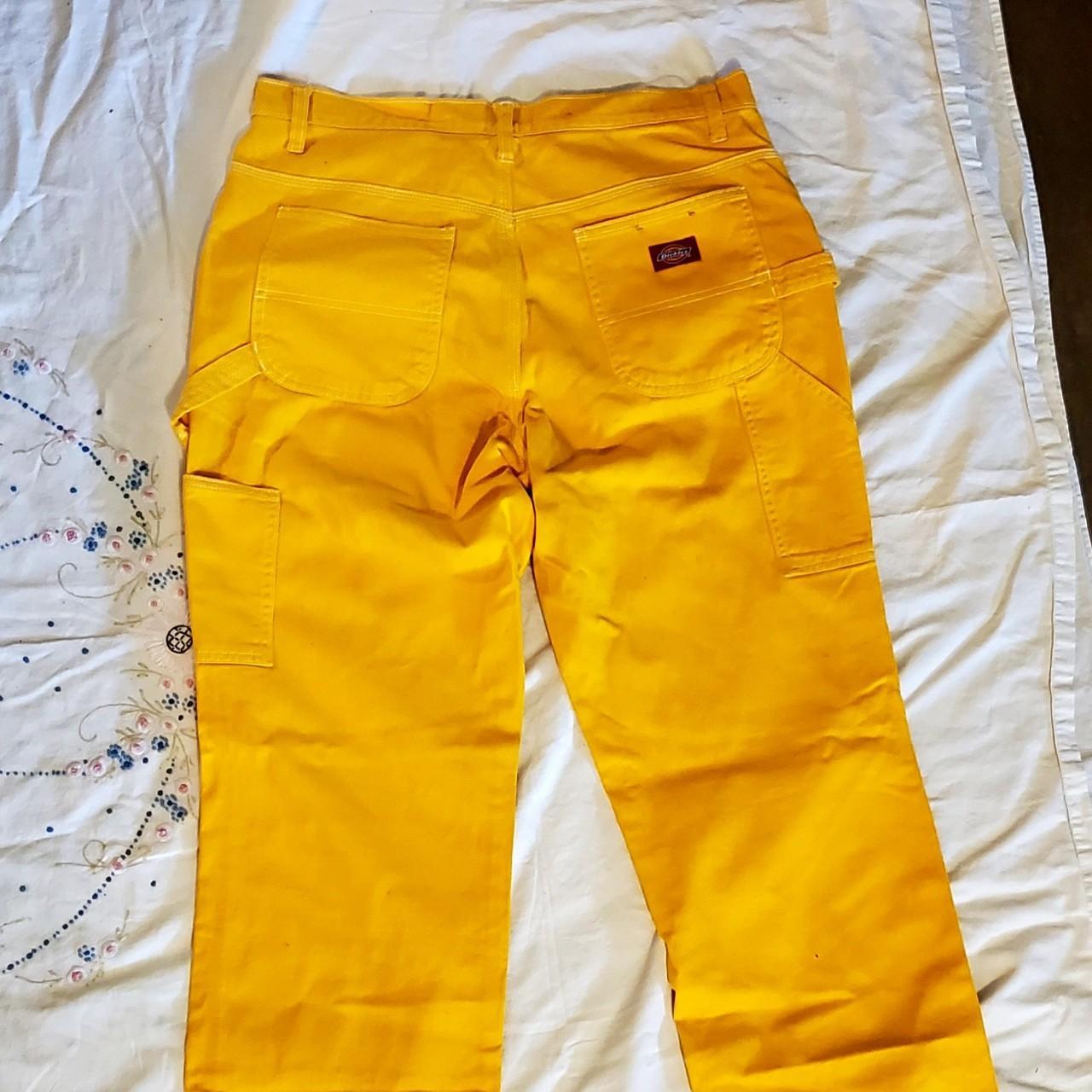 Yellow dickies carpenter pants 😊 so cute and brand... - Depop