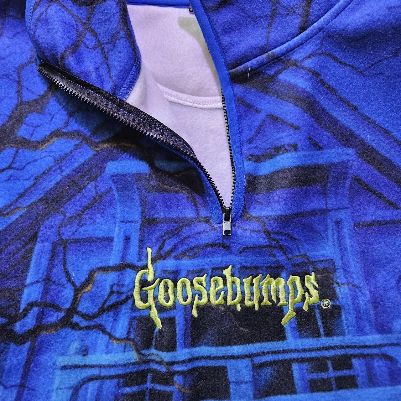 Dumbgood Goosebumps Dead House Polar Fleece buy Long Sleeve Pullover Sweater Mens XL