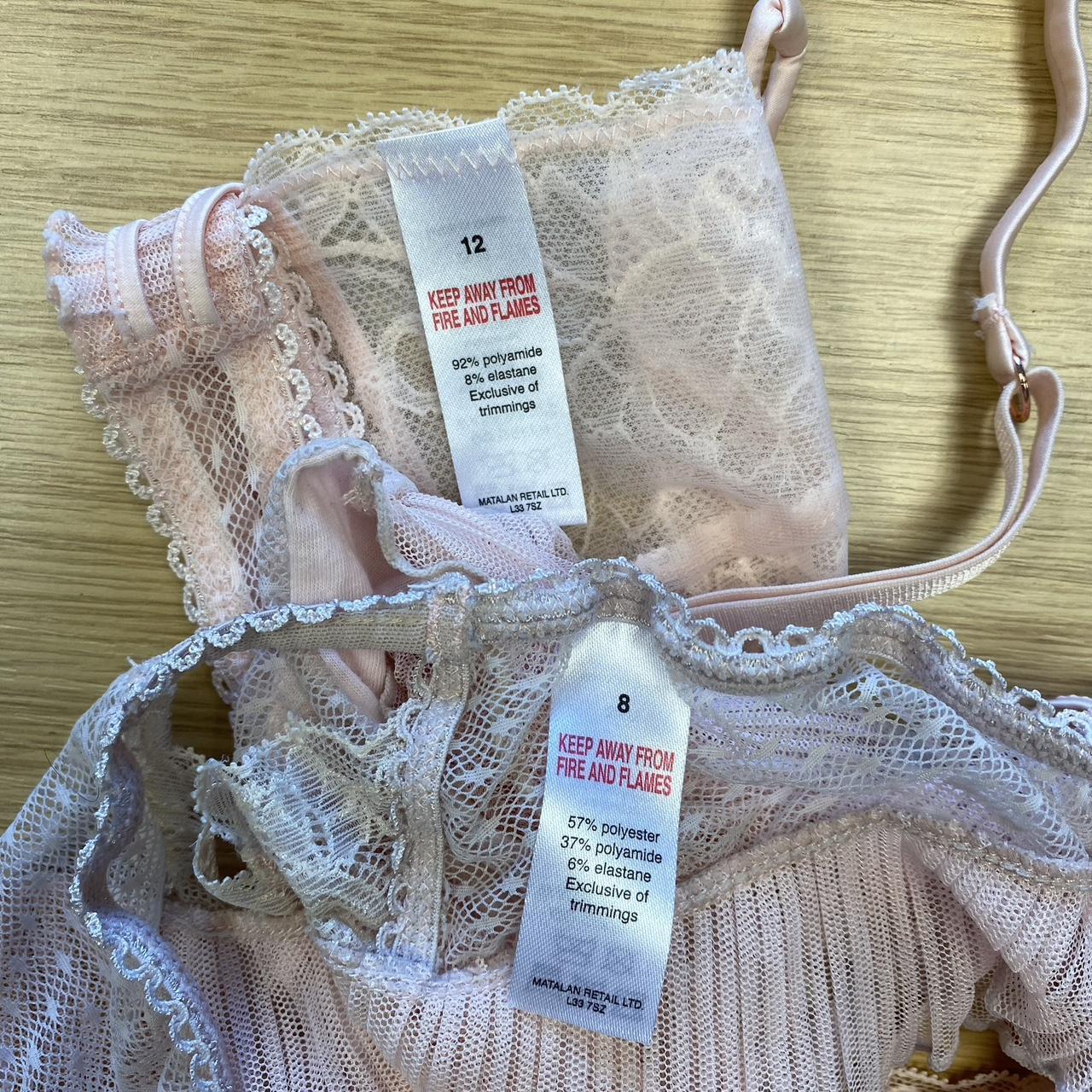 Matalan Women's Pink Bra Depop