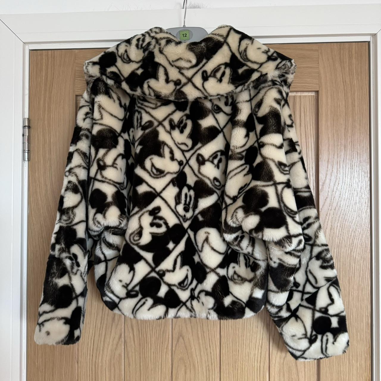 Apparence Paris black and off white faux fur Micky | Depop Apparence Paris black and off white faux fur Micky | Depop