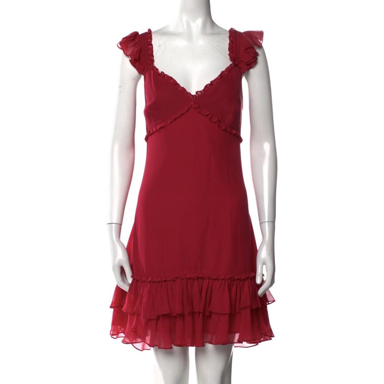 Cinq a Sept Women's Pink and Red Dress