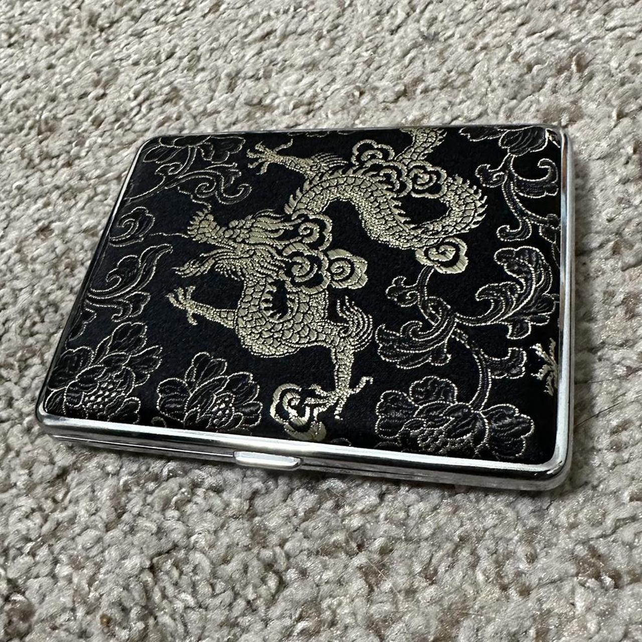 New Vintage Chinese Dragon Cigarette Case Holder... - Depop