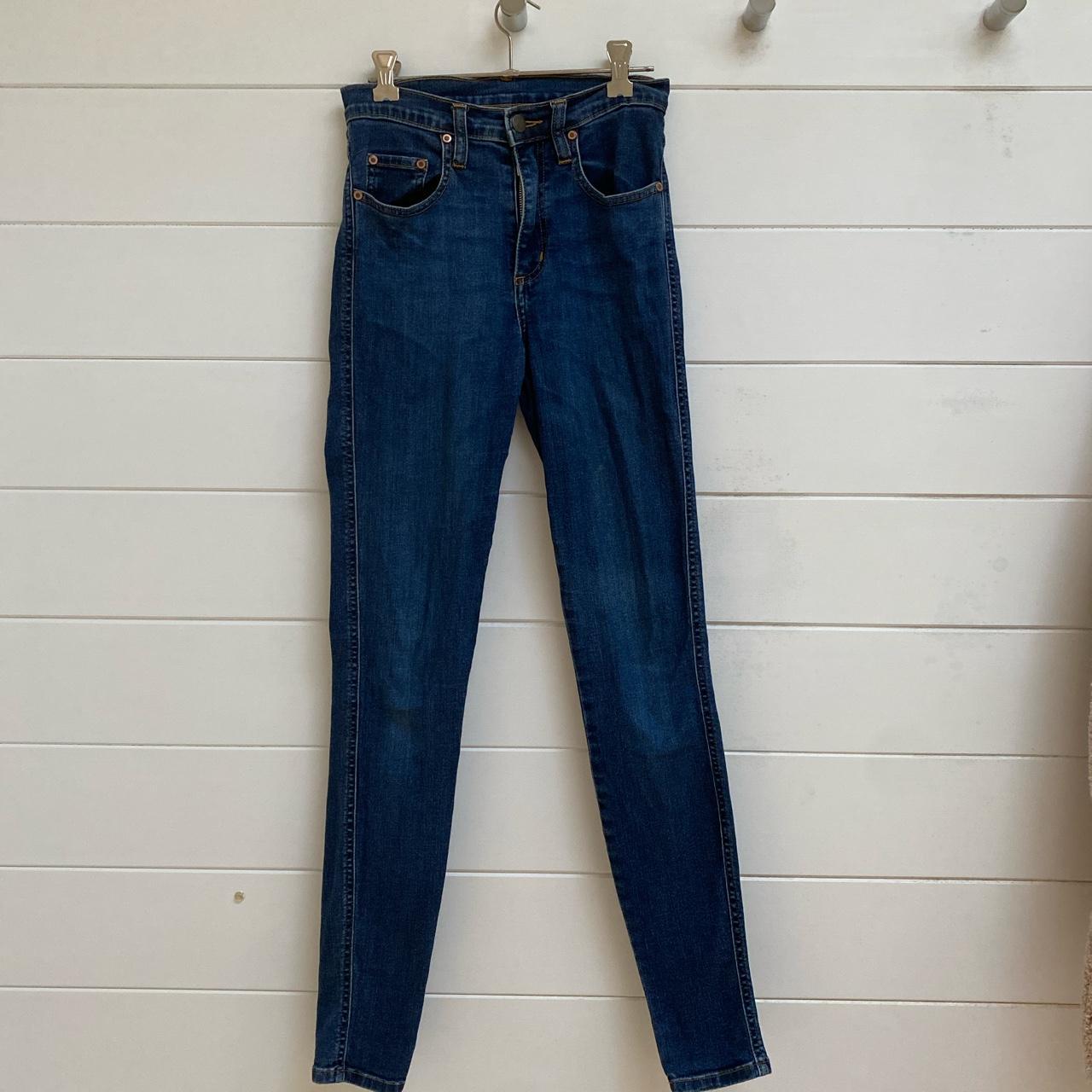 Nobody blue denim jeans High rise skinny leg... - Depop