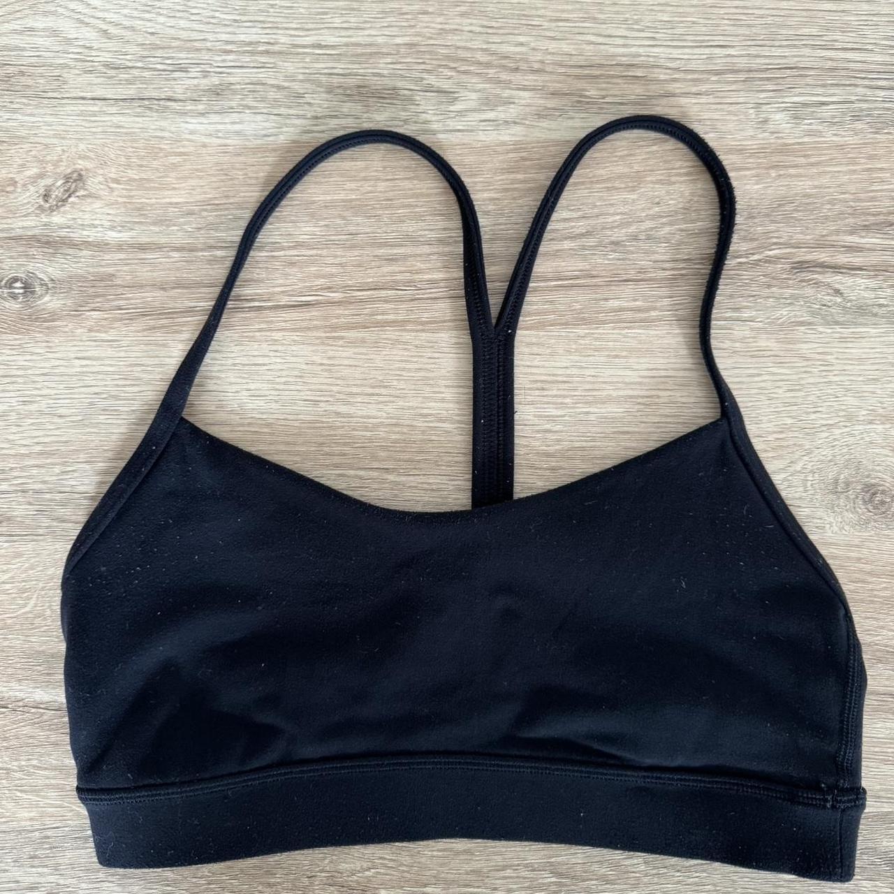 Black lululemon sports bra in size C36 #sportsbra - Depop