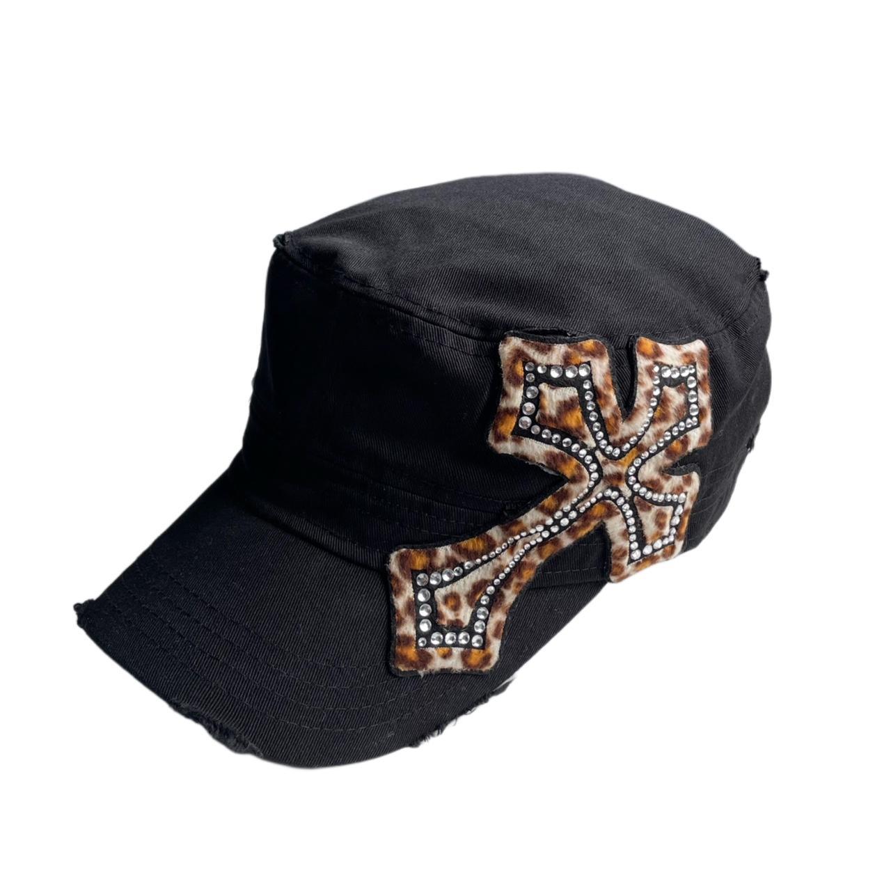 Y2k Newsboy Cap 2000s cyber grunge bedazzled hat... Depop