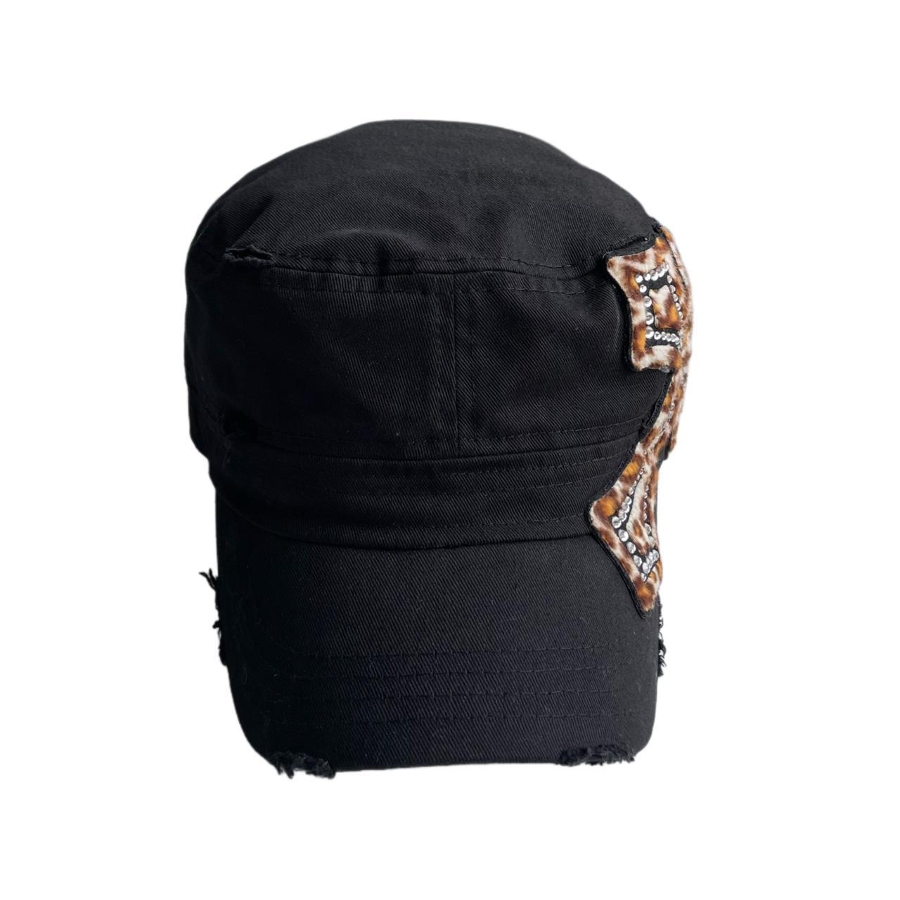 Y2k Newsboy Cap 2000s cyber grunge bedazzled hat... Depop
