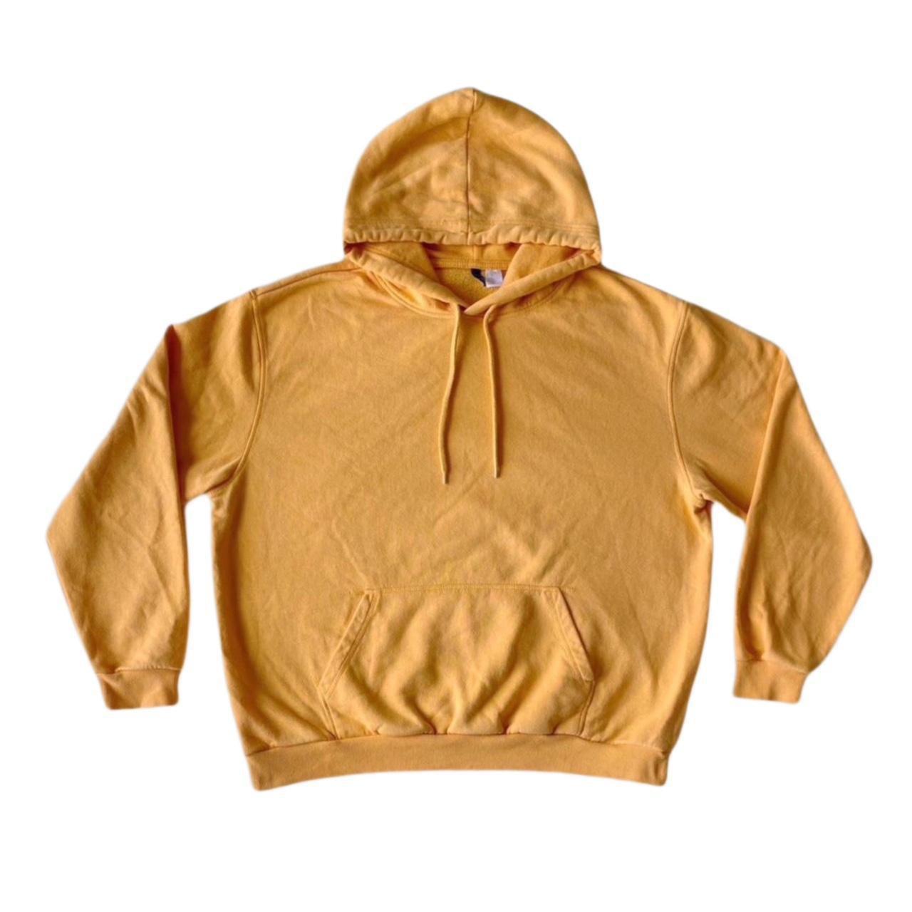 Plain mustard yellow hoodie online