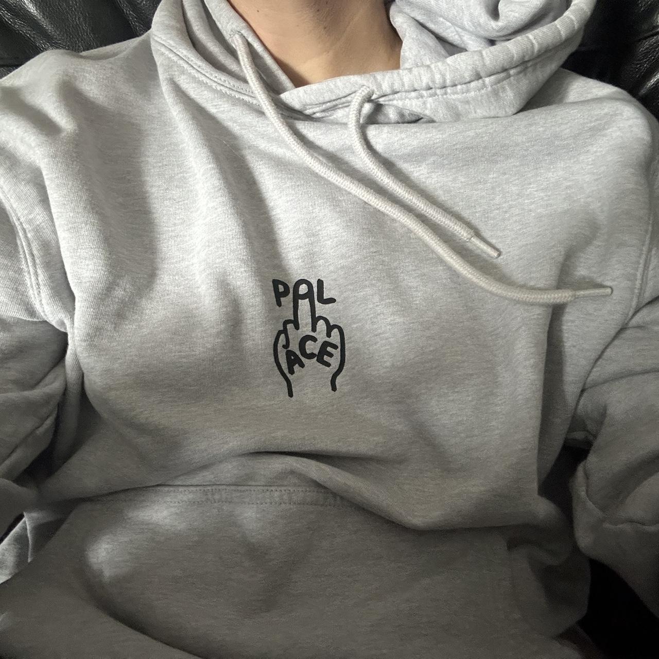 Palace middle finger hoodie size medium Depop