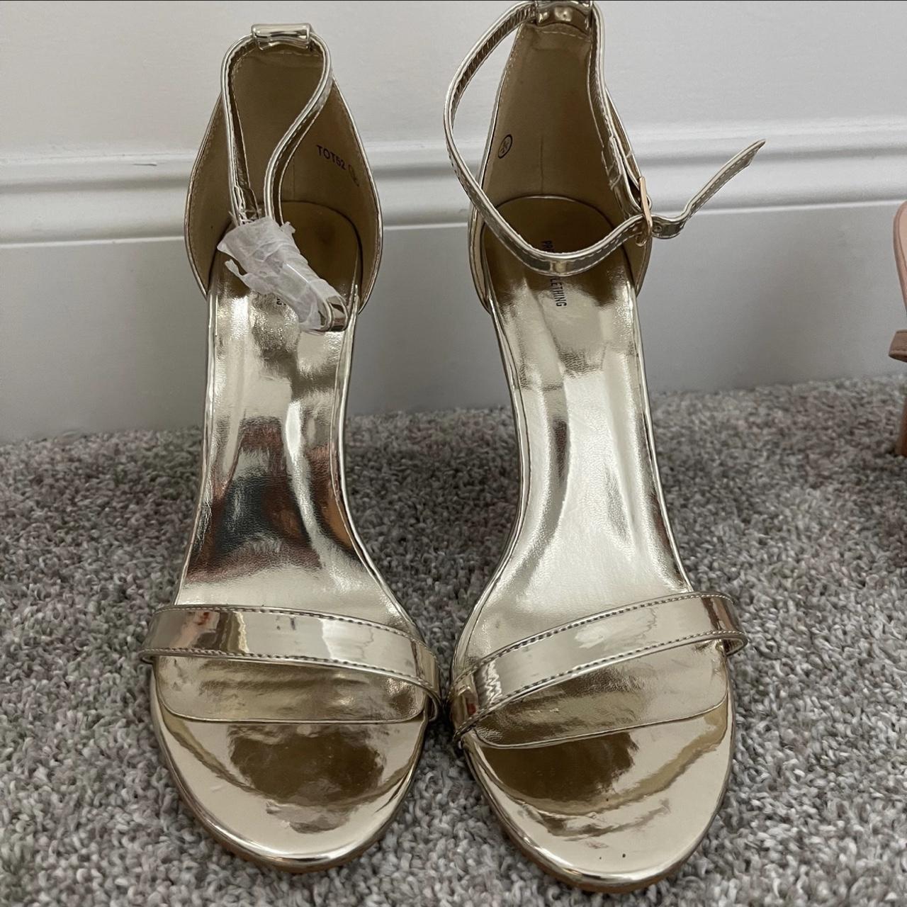 Rose gold outlet heels size 10