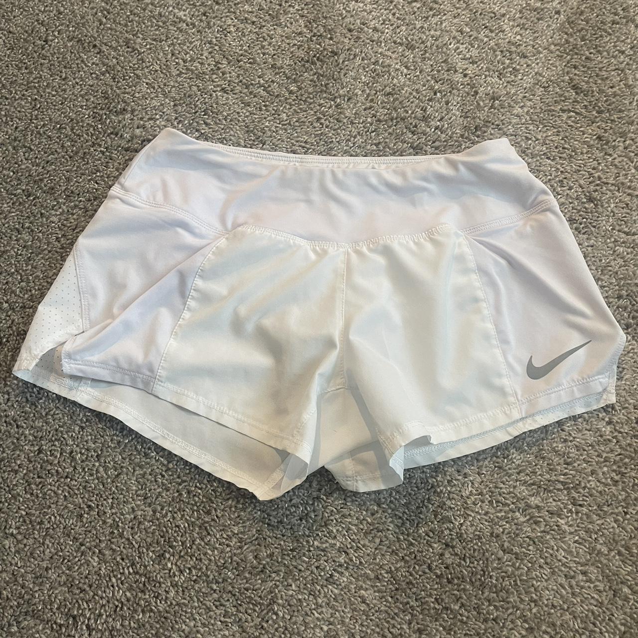 XS Nike white shorts Perfect condition, zero... - Depop