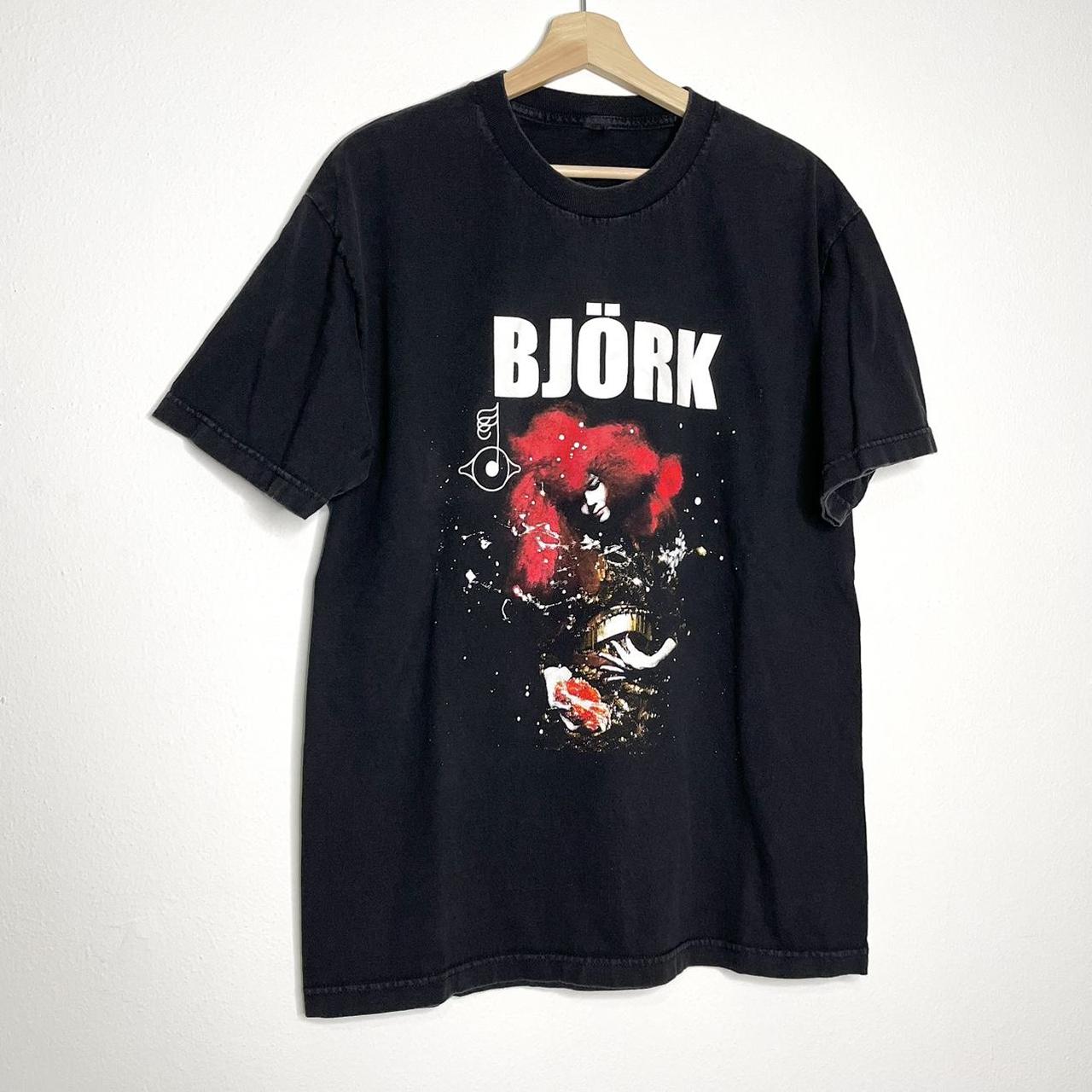 新品同様 Vintage Depop | Large shirt t album biophilia bjork ミュージシャン