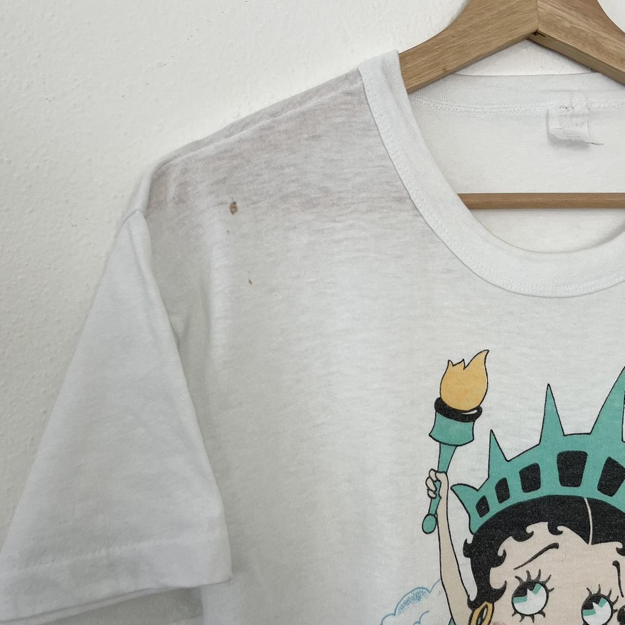 【激レア】Betty Boop ヴィンテージ tシャツ XL ホワイト 80s Betty Boop XLサイズ】©️1996 / FREEZEタグ / ビンテージ