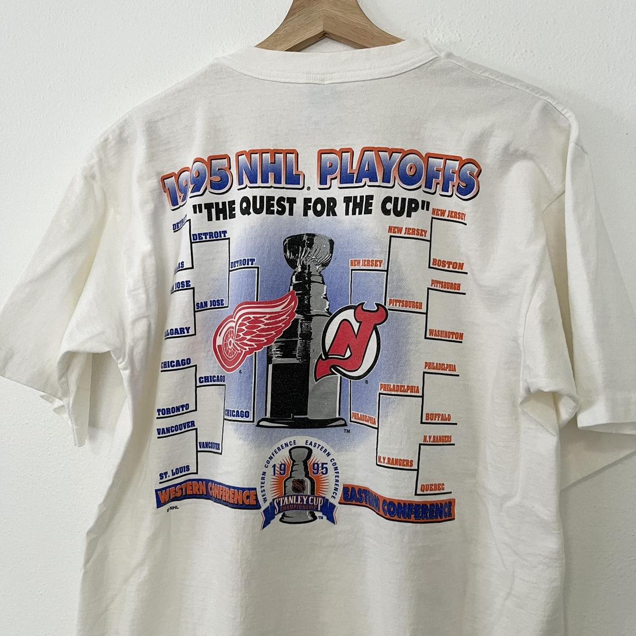 Vintage 90s 1995 nhl hockey stanley cup jersey | Depop