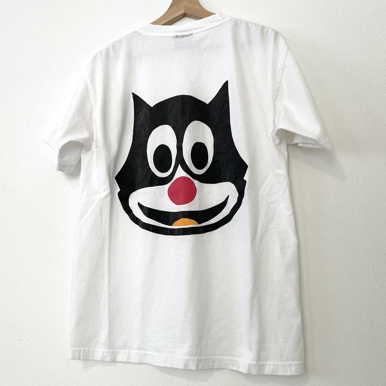 Vintage 90s felix the cat cartoon 26 red made in usa | Depop