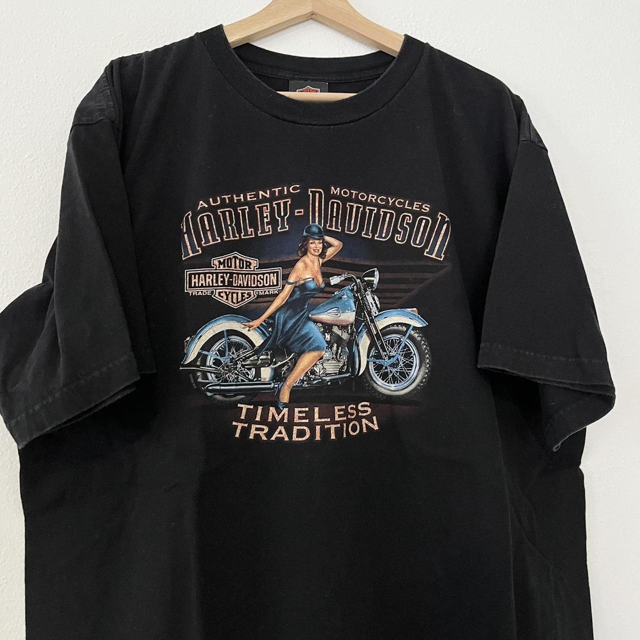 Vintage 2000s made in usa harley davidson motorcycle | Depop