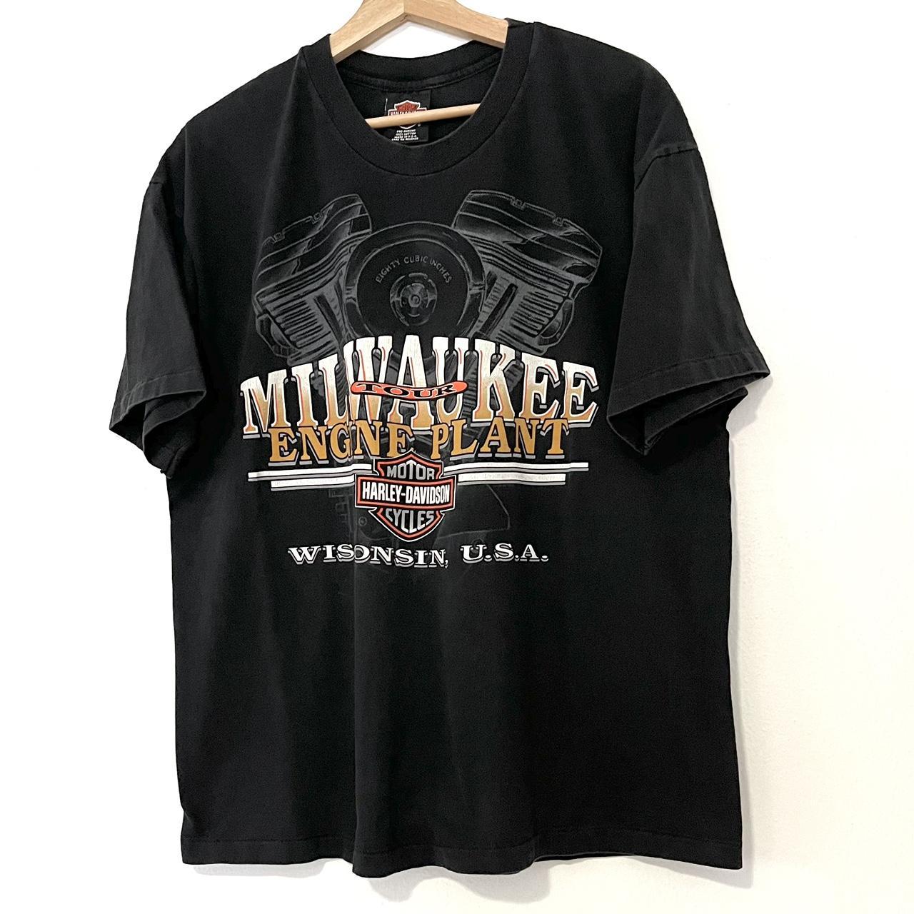 トップス vintage 90s Harley-Davidson Michigan Vintage 90s Harley Davidson Shirt Motorcycle Ukes Distressed