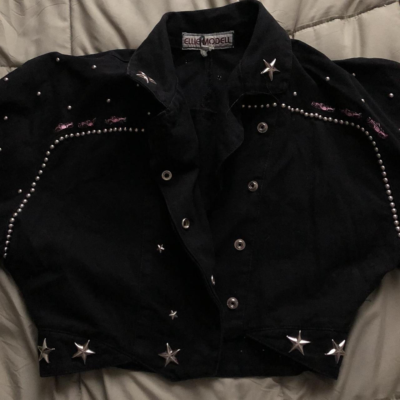 Women's Black and Pink Jacket | Depop