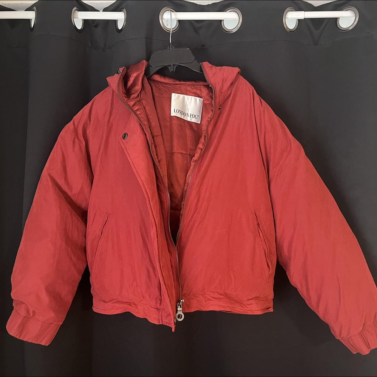 Vintage London Fog Red Down Puffer Jacket XS Made... Depop