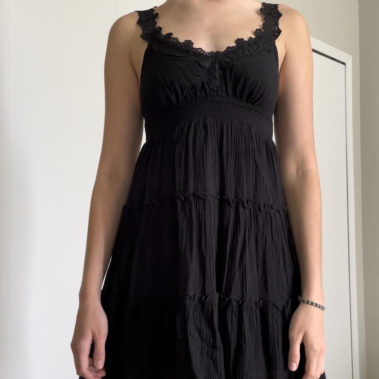 Express Women's Black Dress | Depop