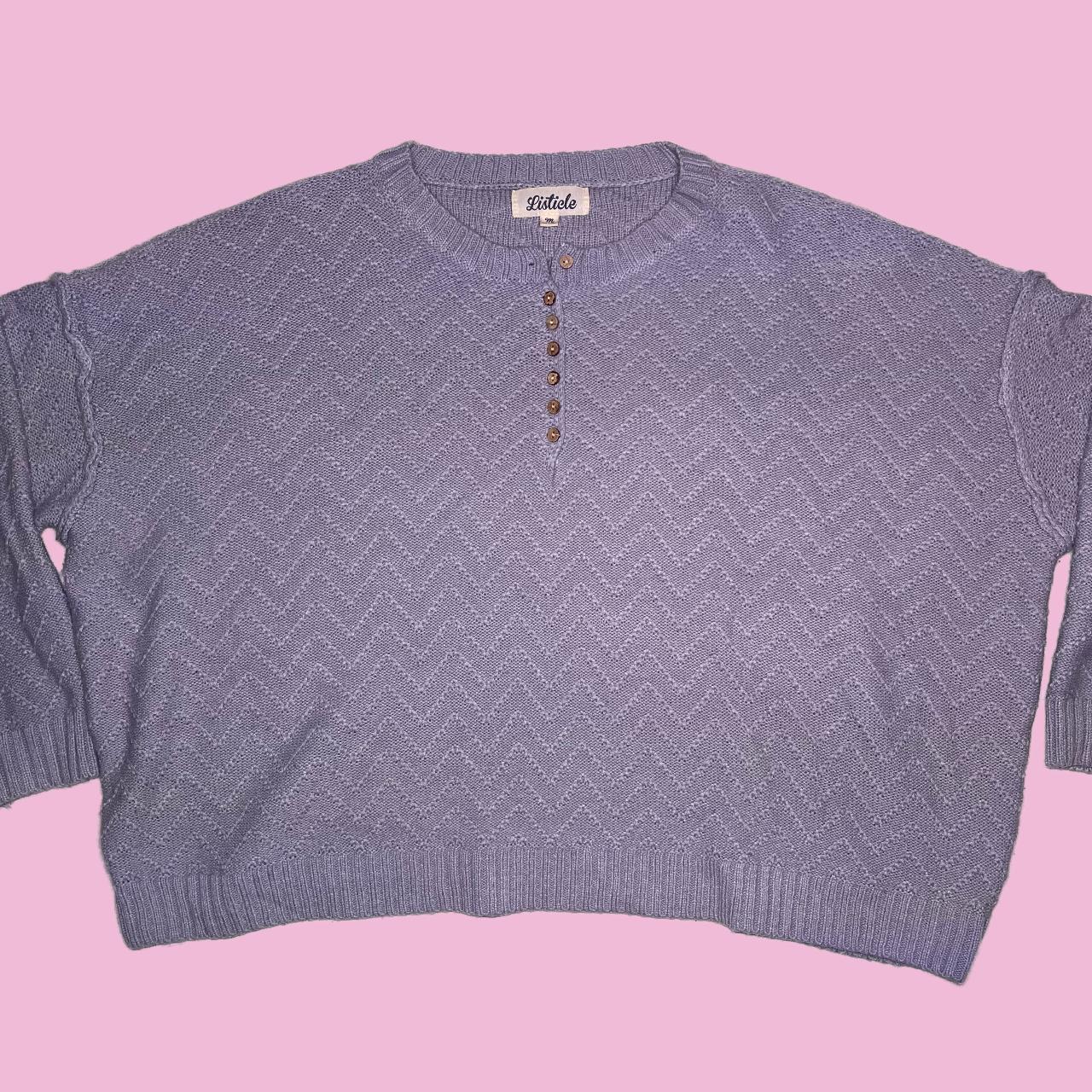 baby blue oversized sweater very soft and... Depop