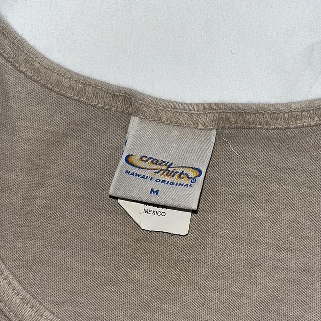 Crazy Shirts Men's Brown and Tan Vest Depop