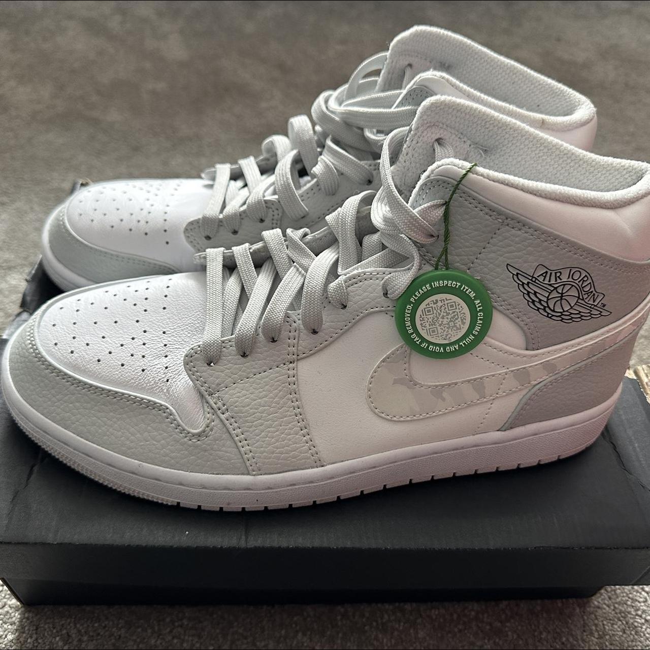 Air Jordan Mid SE GS 'Swoosh Logo Depop