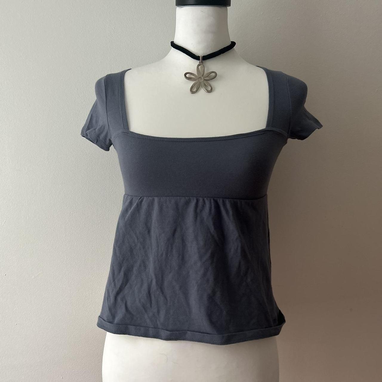 iconic sold out navy babydoll hollister top! super... - Depop