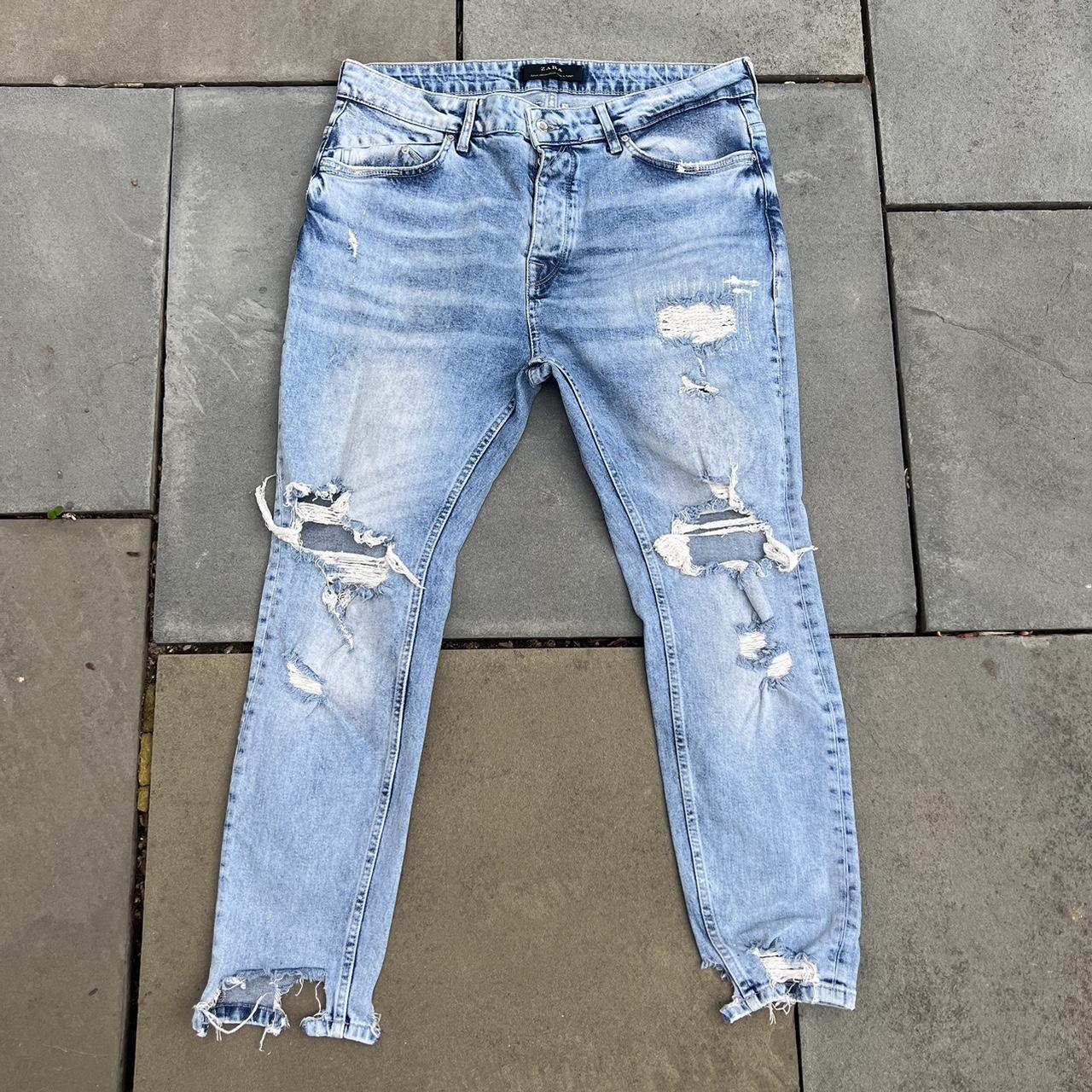 Zara Men's Blue Jeans | Depop