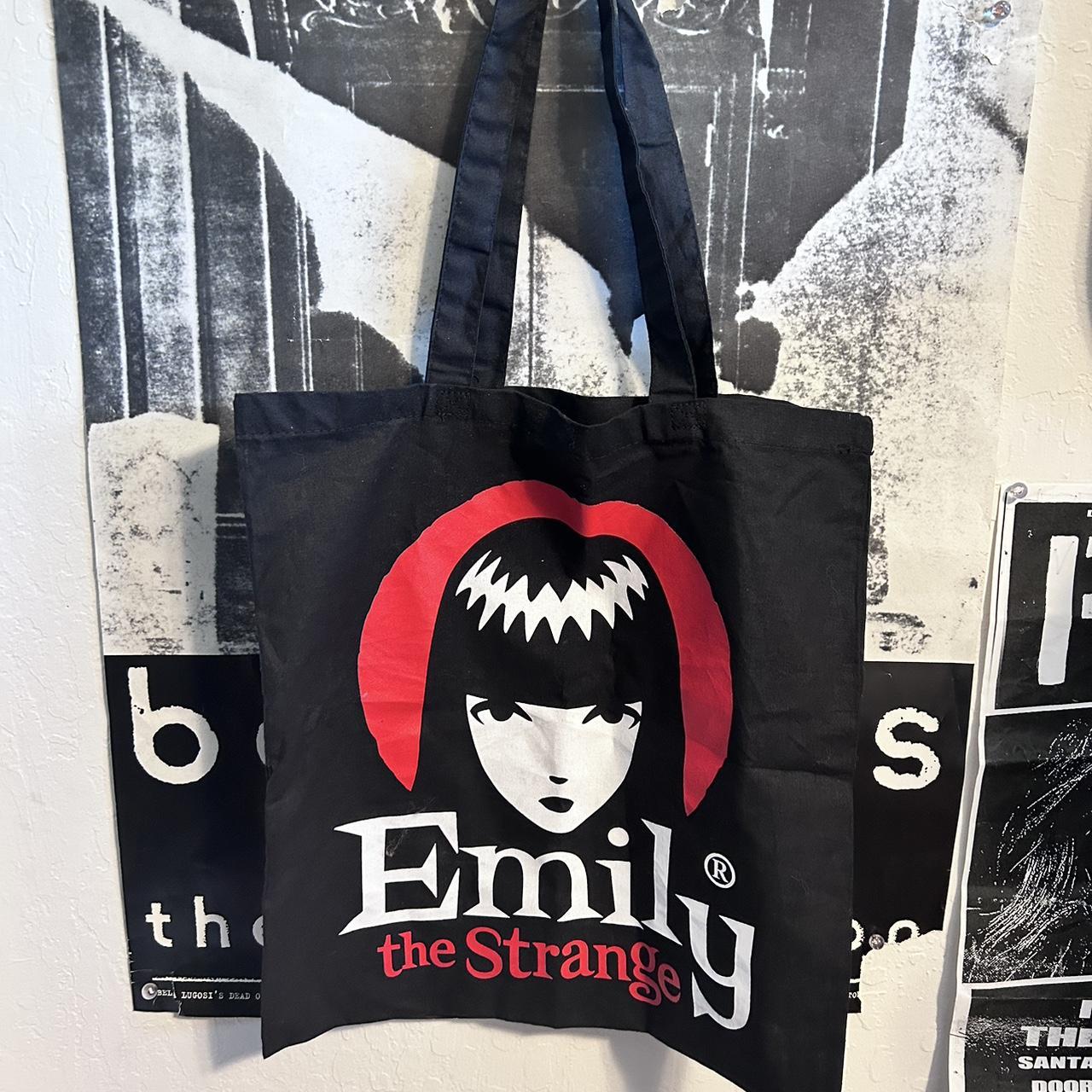 Dolls Kill Women's Black and White Bag Depop