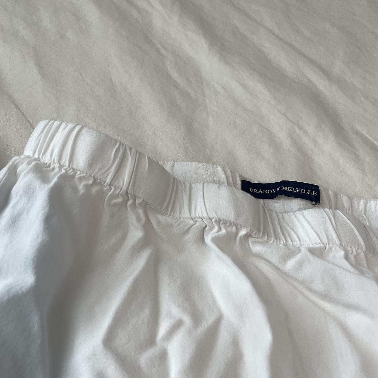 Brandy Melville Women's White Skirt (3)