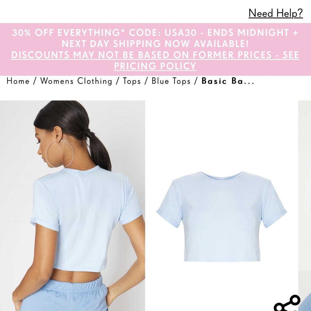 Basic Roll Sleeve White Crop Top