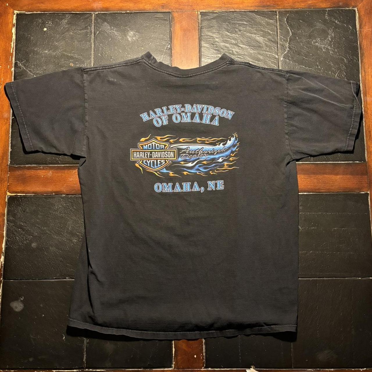 Harley Davidson eagle night star shirt Omaha,... - Depop