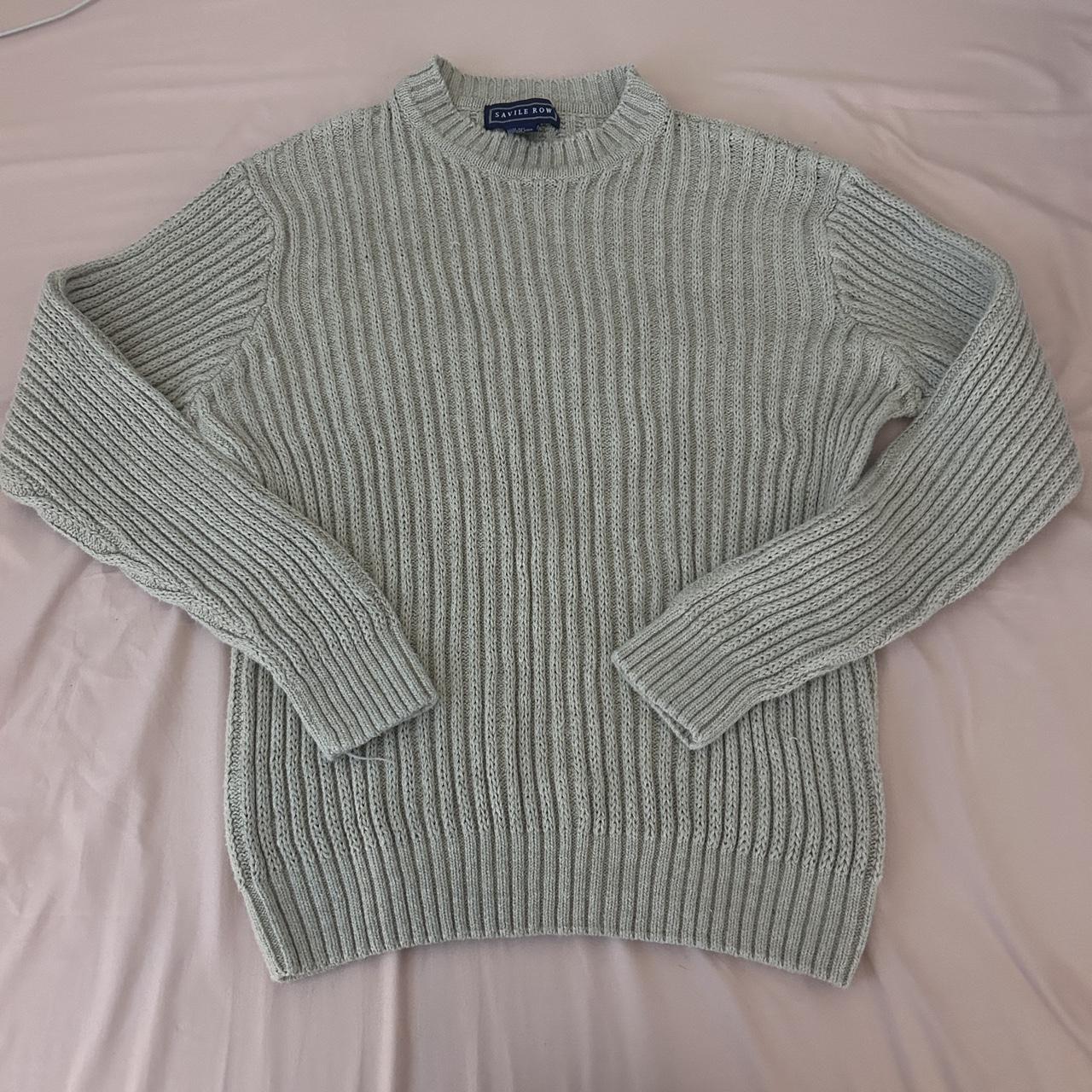 savile row sweater labeled size medium but i think... - Depop