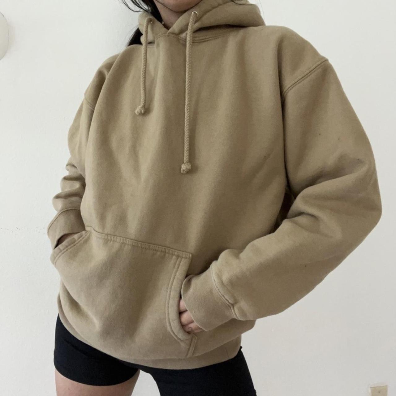 Men's Tan Hoodie | Depop