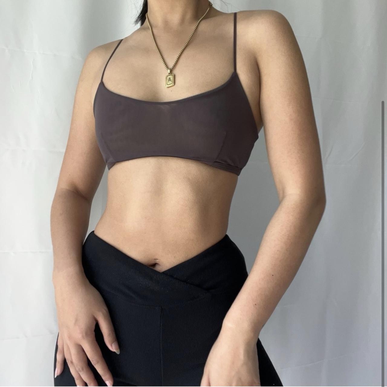 Alo Yoga Airmesh Bralette In Plum It's hard not to - Depop