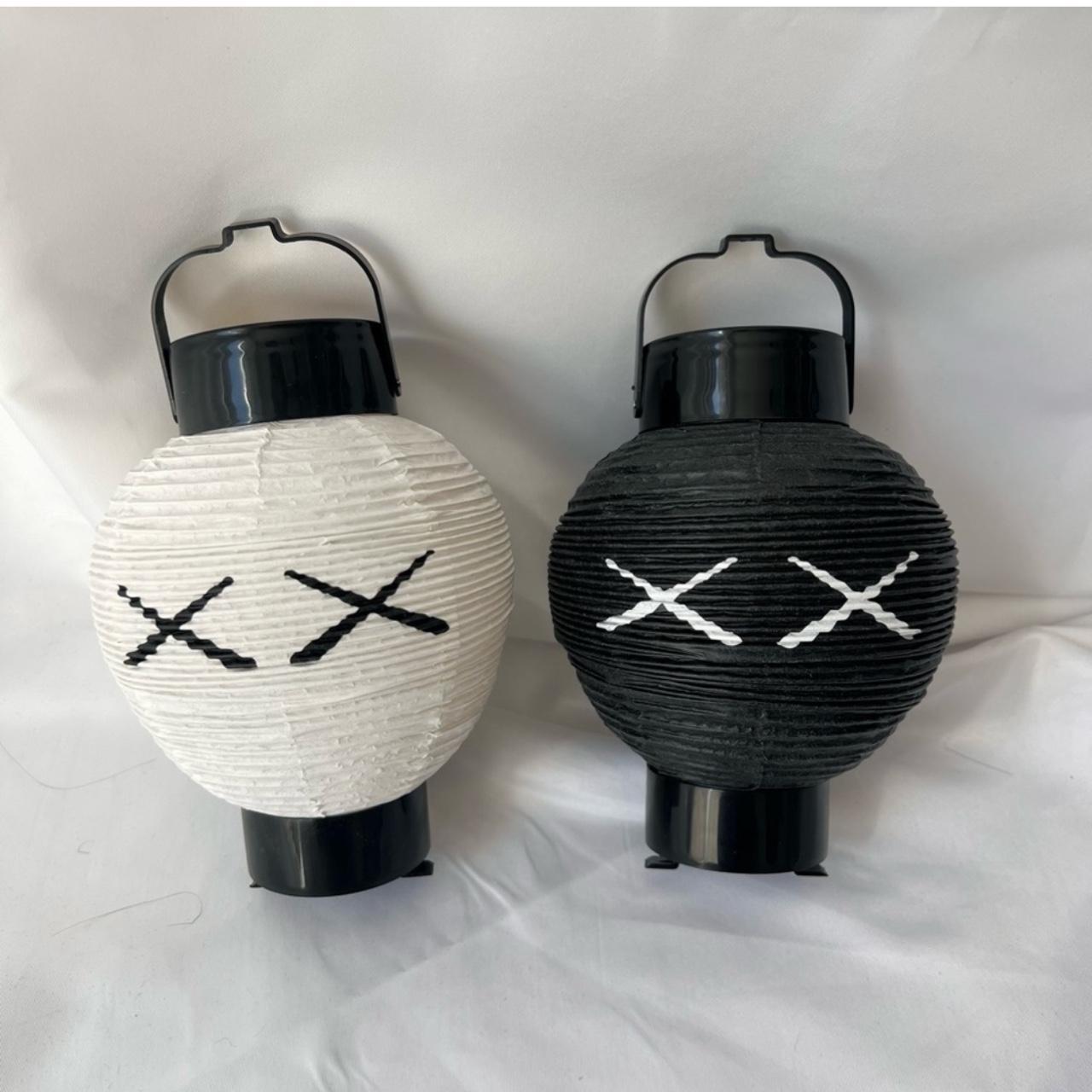 KAWS HOLIDAY JAPAN Lantern Black & White Limited | Depop