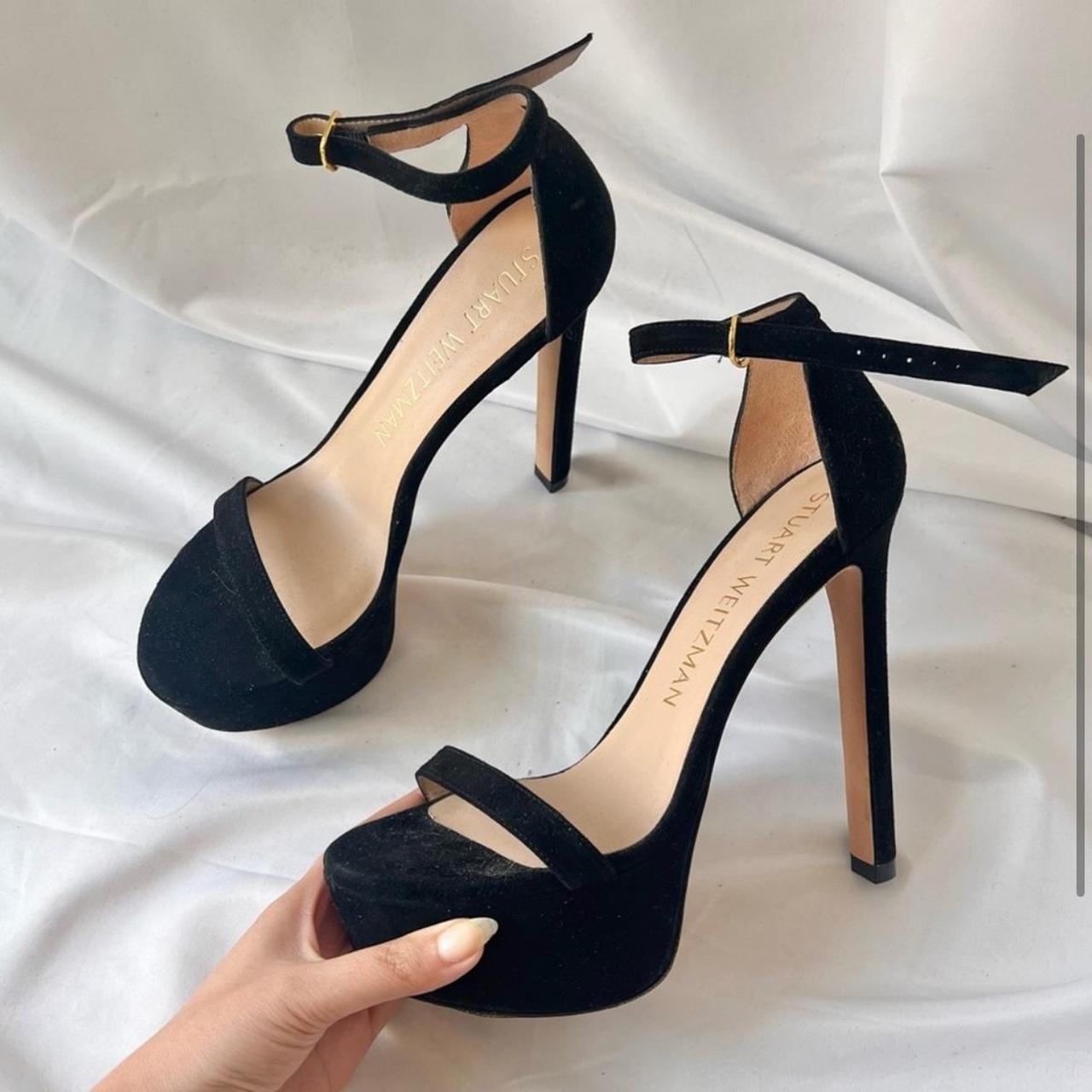 Black outlets Stuart Weitzman Heels