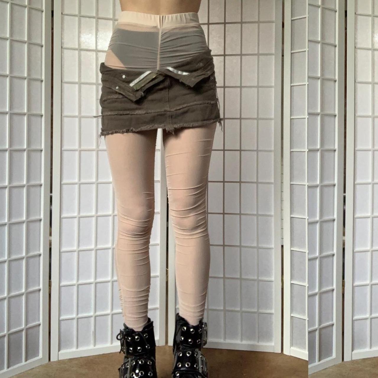 Women's Cream Leggings Depop