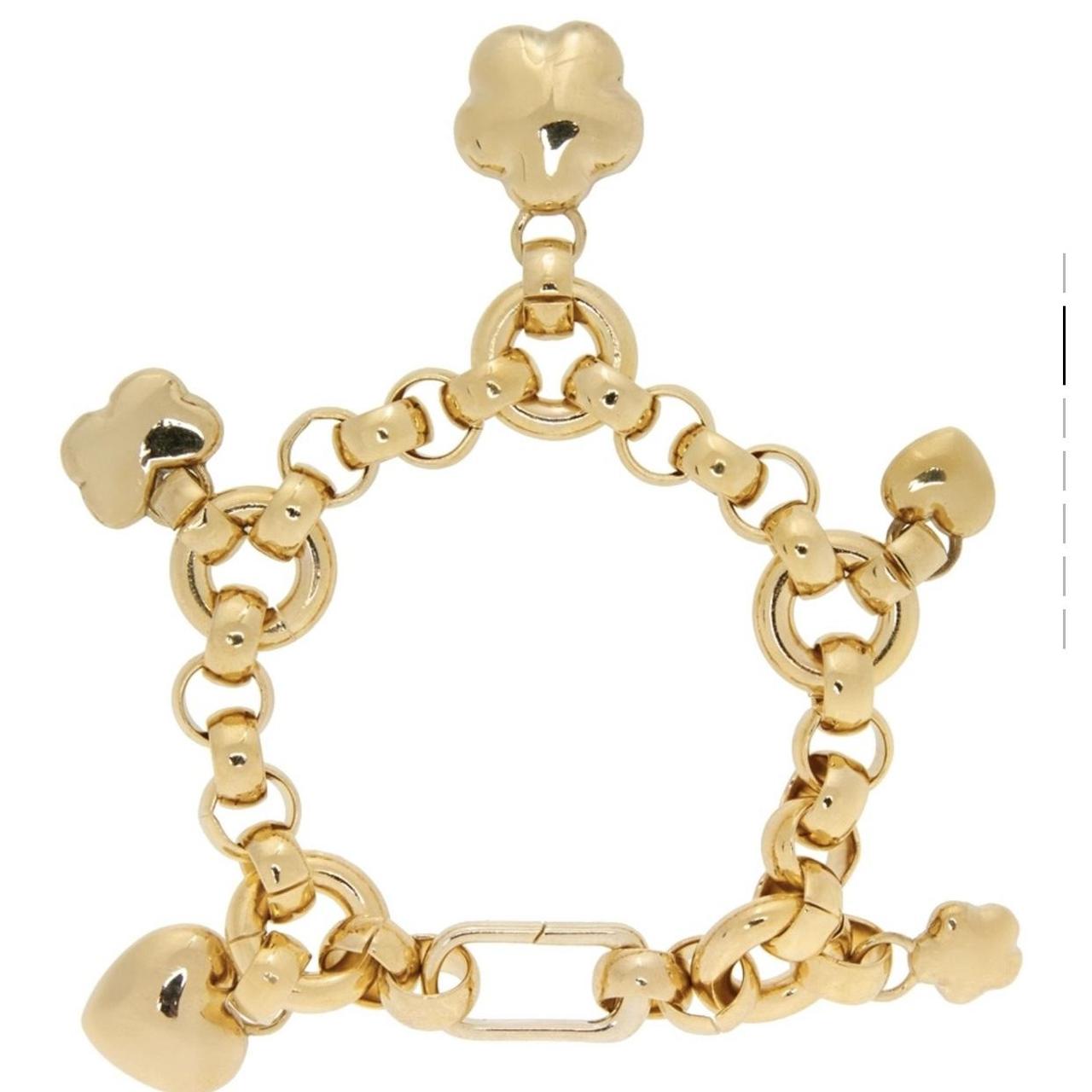 Laura Lombardi Gold Fiorella Charm Bracelet, worn a... - Depop