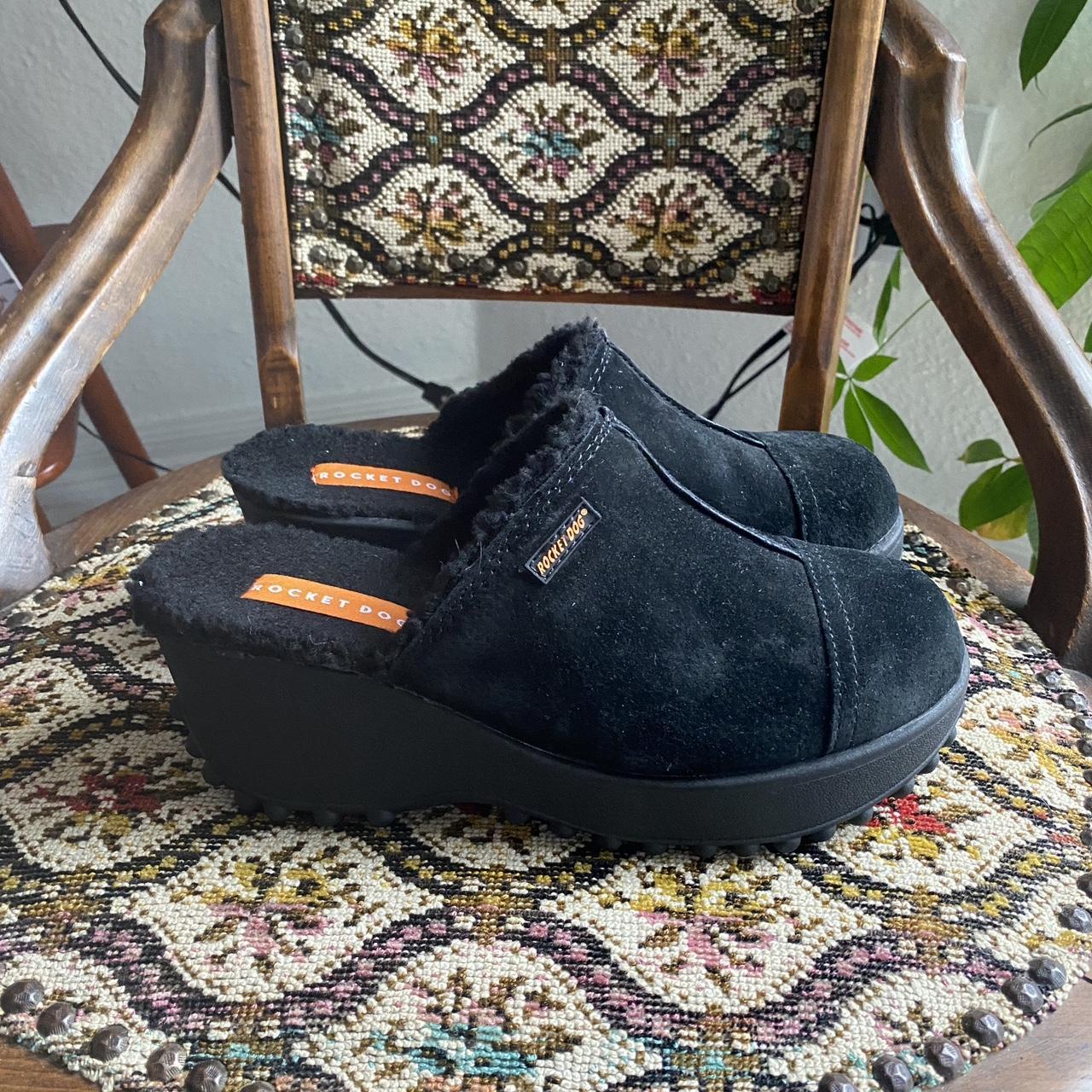 Rocket Dog Women's Black Mules Depop